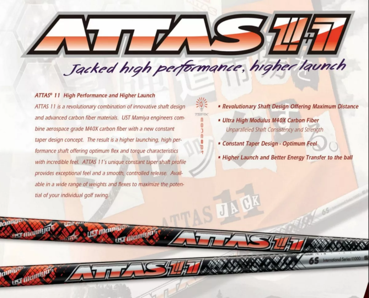 ATTAS 11 4X 50g Driver shaft International Series UST MAMIYA X