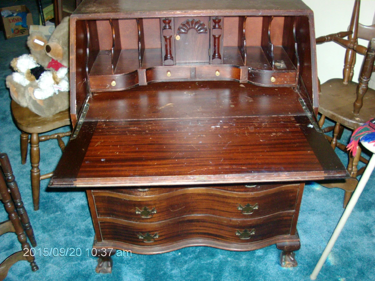 Maddox Colonial Reproductions Vintage Antique Secretary Desk