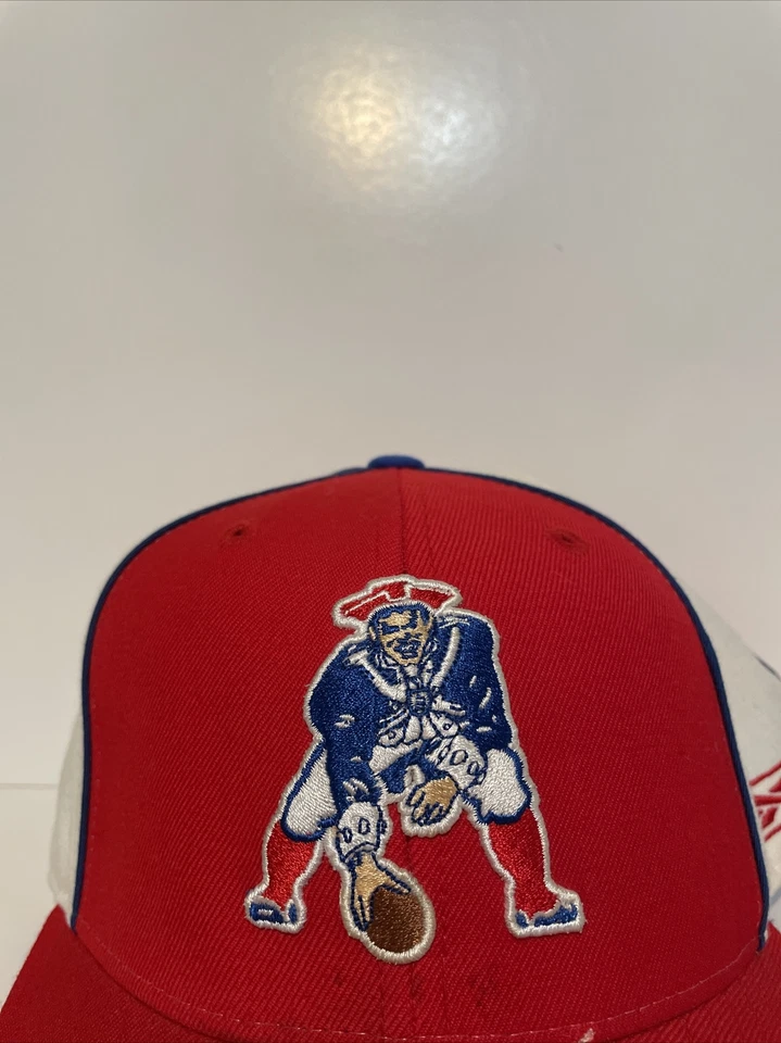 Sombrero vintage REEBOK New England Patriots logotipo antiguo talla 7 1/4 100 % lana Foto 2 de 4
