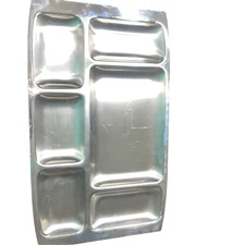 Winco 6-Compartment Mess Tray, Style B B-X