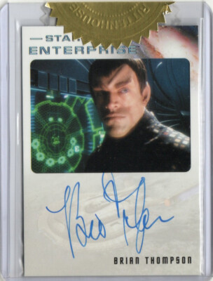 Star Trek Enterprise Archives Ser2 Heroes & Villains Auto Brian Thompson Valdore