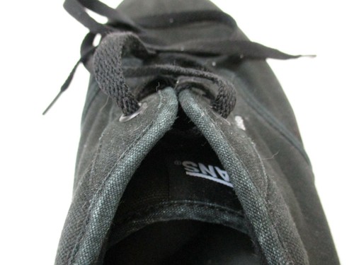 Vans Mens Sneakers 13 Low Top Trainers Black Canvas Laces Skateboarding - Picture 12 of 12