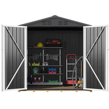 ModFusion Outdoor Storage Shed Large Tool Sheds Heavy Duty Storage HouseLockable