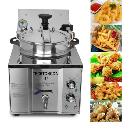 #ad 16L Chicken Deep Fryer Electric High Pressure Fryer Time Temperature Control $950.00