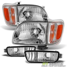 For 2001-2004 Toyota Tacoma Headlights Corner Signal Lights Bumper Lamps