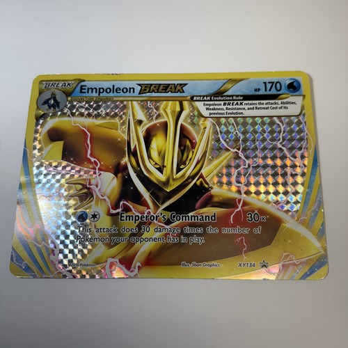 2016 Pokémon Black Star Promo Holo Rare Card – Empoleon BREAK (XY 134) LP