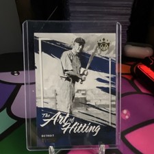 2022 Panini Diamond Kings The Art of Hitting Ty Cobb Detroit AH-7 Baseball Card