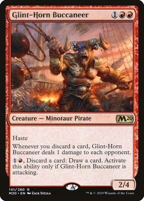 Glint-Horn Buccaneer / Glimmerhorn-Seeräuber  - MAGIC 2020 -  englisch  (n-mint)