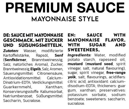 INLEAD Premium Sauce 350ml Soße Zuckerfrei Kalorienarm Verschiedene Sorten