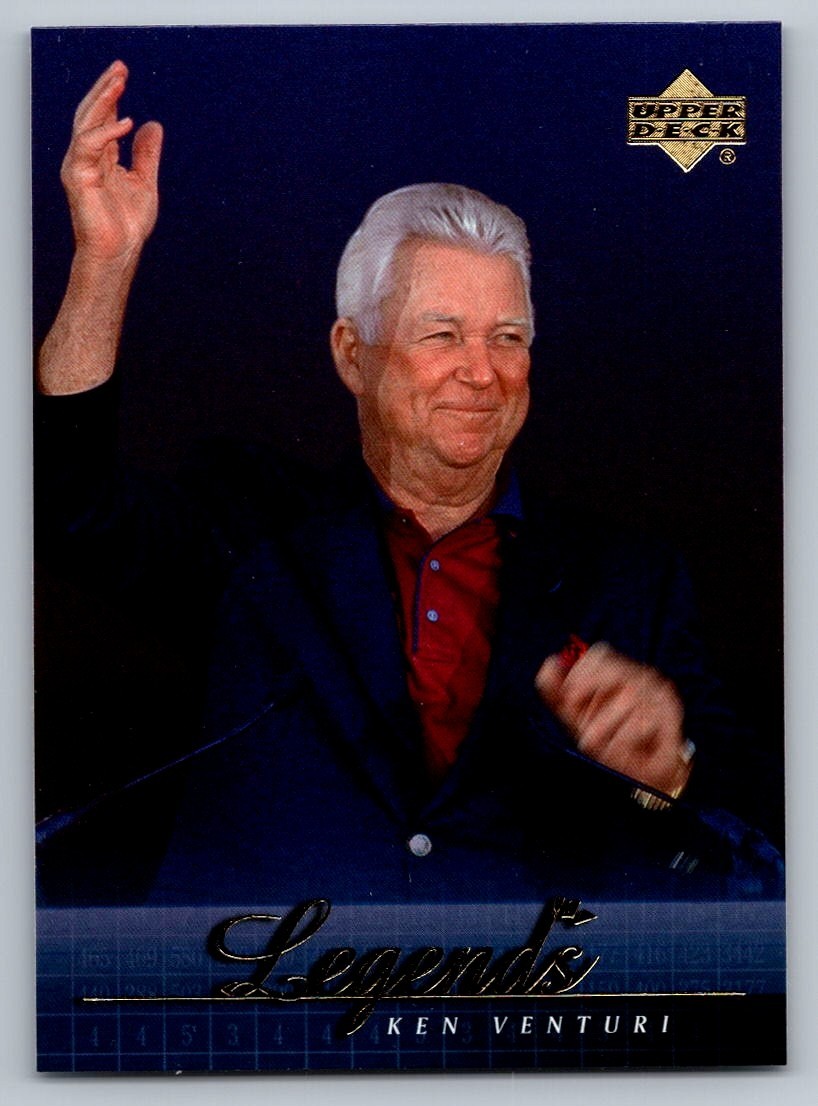 2001 UPPER DECK GOLF CARD LEGEND'S #67 KEN VENTURI