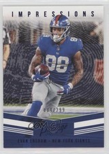 2019 Panini Prestige Impressions Xtra Points Blue 84/299 Evan Engram #IP-EV 0l1