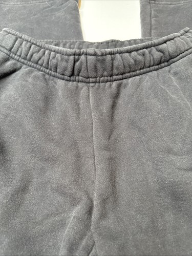 TNA Sweatfleece Cargo Pants Cozy Fleece Mega Fit Washed Black 2XS Aritzia - Picture 2 of 6