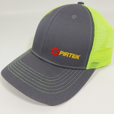 #ad #ad Pirtek Trucker Hat Men#x27;s Adjustable Mesh Back Cap Neon $19.99