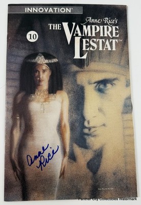 Signed Anne Rice / Anne Rice's The Vampire Lestat #10 1991 Comic Horror