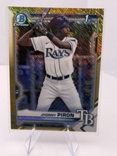 2021 Bowman Chrome Prospect Gold Refractor #BCP239 Jhonny Piron 1st Rookie /50