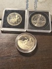1989d Congress, 1992s xxv Olympiad,  1993p ww2 clad half dollars - 3 Coins - — photo 2