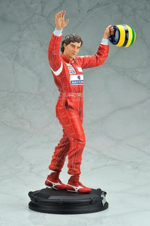 Estatua de Bellas Artes Kotobukiya Escala 1/6 Ayrton Senna 1993 Suzuka GP con Tarjeta Coa Foto 3 de 4