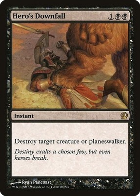 Hero's Downfall Regular - Theros MTG-LP
