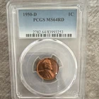 1950-D Lincoln Wheat Small Cent 1C PCGS MS64 RD Cert 2782.64/83993253