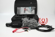 Movo VXR10 Universal Condenser Video Microphone with Shock Mount G943