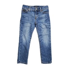 Polo Ralph Lauren Eldridge Skinny Jeans Youth 5/6 19x16 Blue Adjustable Waist