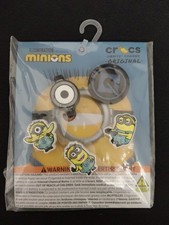 Crocs Uniquely You Jibbitz Charms, Minions Light-Up Toy, 5-Pack NIP