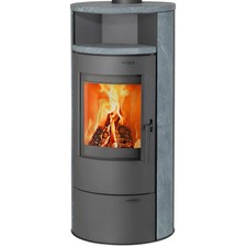 Automatikofen Thermia M&uuml;nchen V3 Kaminofen Speicher Stein Holzofen Werkstattofen