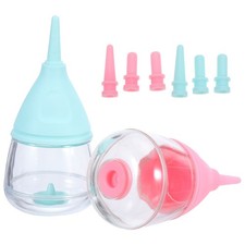 2 Sets Nursing Bottle for Puppies Silicone Feeder Newborn Pet Feeding Bottles