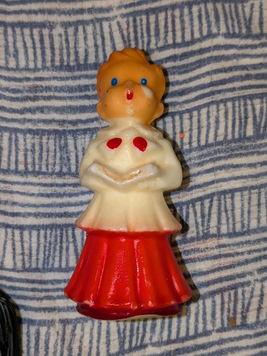 Vintage 1950 Gurley Novelty Co buffalo NY Candles Unlit Choir Singers Christmas - Picture 8 of 8