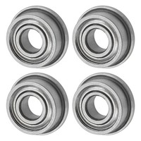 4Er-Pack F683ZZ Flansch-Kugellager FüR Metall, 3X7X3Mm, Versiegelt
