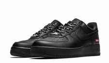 Nike Supreme x Air Force 1 Low Box Logo - Black CU9225-001 Men Size
