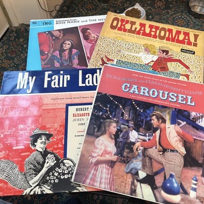 BULK BUY JOB LOT 4x 12  Vinyl Albums Musical Soundtracks Classic Collection