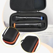 Cordless Microphone Organizer Carry Case EVA Storage Box with Smooth Zipper