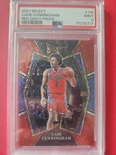 2021-22 Panini Select - Cade Cunningham #116 Red Disco Prizm /49 (RC)