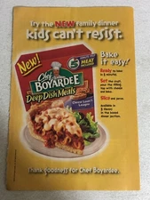 2004 Chef Boyardee Deep Dish Meals Vintage Print Ad pa50
