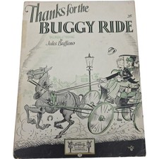 Thanks for the Buggy Ride by Jules Buffano 1925 Vintage Sheet Music