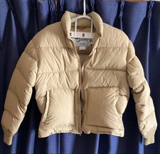 Schott piumino giubbino blouson uomo taglia M beige originale