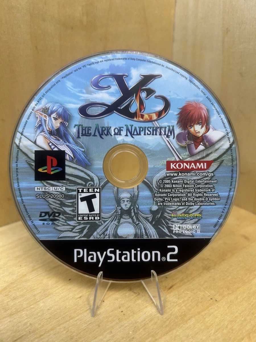 Ps2 - Ys The Ark Of Napishtim - Leia a descrição | Brasil
