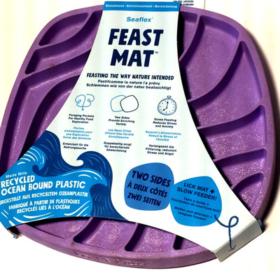Westpaw Antischlingnapf lila Beschäftigung robust Zogoflex Seaflex Hunde WES100