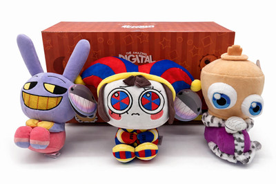 3x Digital Circus Jax Pomni Kinger Lil Fellas Glitch Authentic Official 8'' Plush