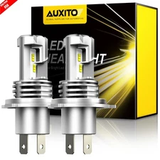2X H4 9003 LED Headlight Bulbs Conversion Kit High Low Beam 24000LM 6500K 100W