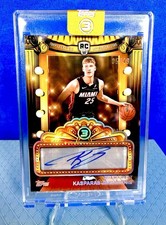 2025 Topps Three - Kasparas Jakucionis Next Feature Signatures 05/49