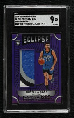 2024-25 Obsidian Electric Etch Purple Flood 37/75 Tristan da Silva Rookie RC rw6