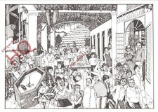 Postcard_ William Rushton, At Taylor's Quinta De Vargellas, During 1985 Vintage