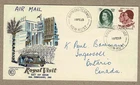 Australia 1963 WCS Royal Visit FDC Cover to Canada NSW Postmark Raymond Terrace