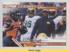 2023 Upper Deck CFL CFL Greatness Gold Lucky Whitehead #CG-LW READ 1g43