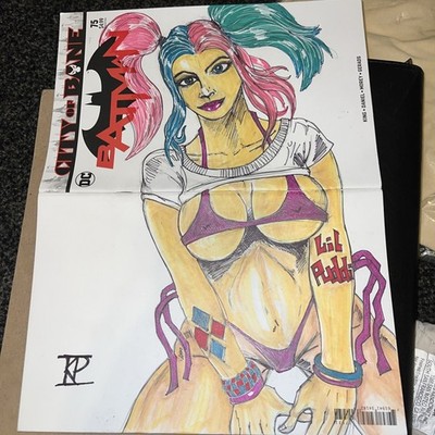 batman city of bane Harley Quinn Bikini Sketch Variant Edition
