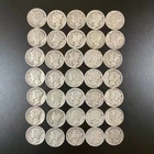 Silver Mercury Dimes lot (35) 1900s
