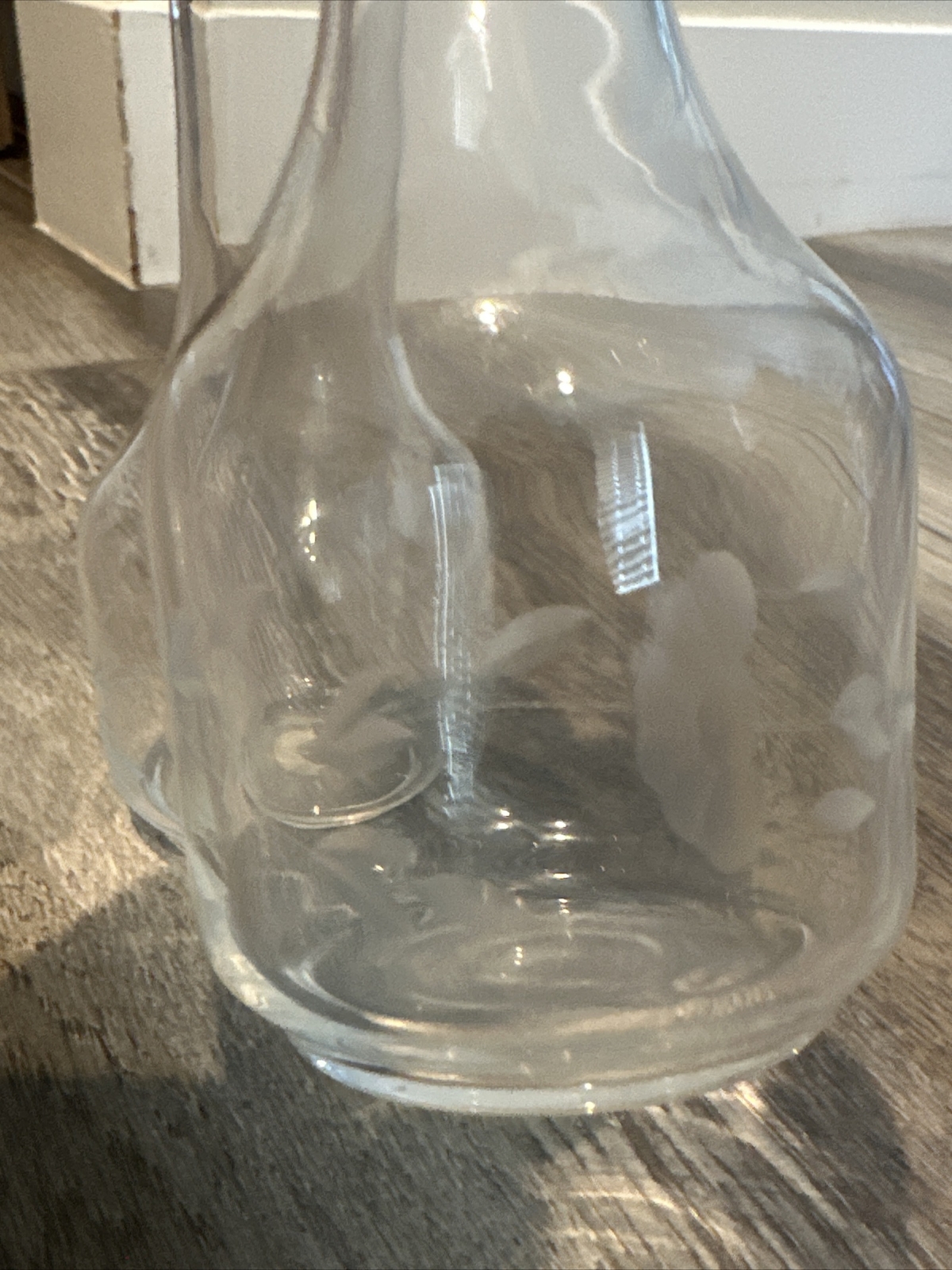 Princess House Heritage Crystal Oil & Vinegar Cruets Dressing Bottles