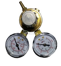 Regolatore di pressione gas Argon/CO2 per saldatrice TIG/ MIG/MAG due manometri